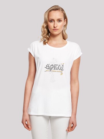 T-shirt 'Harry Potter  Spew' F4NT4STIC en blanc : devant