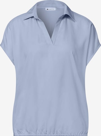 STREET ONE Blouse in Blue: front