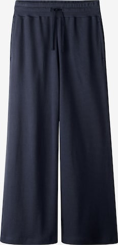 hessnatur Pants 'Palazzo' in Blue: front