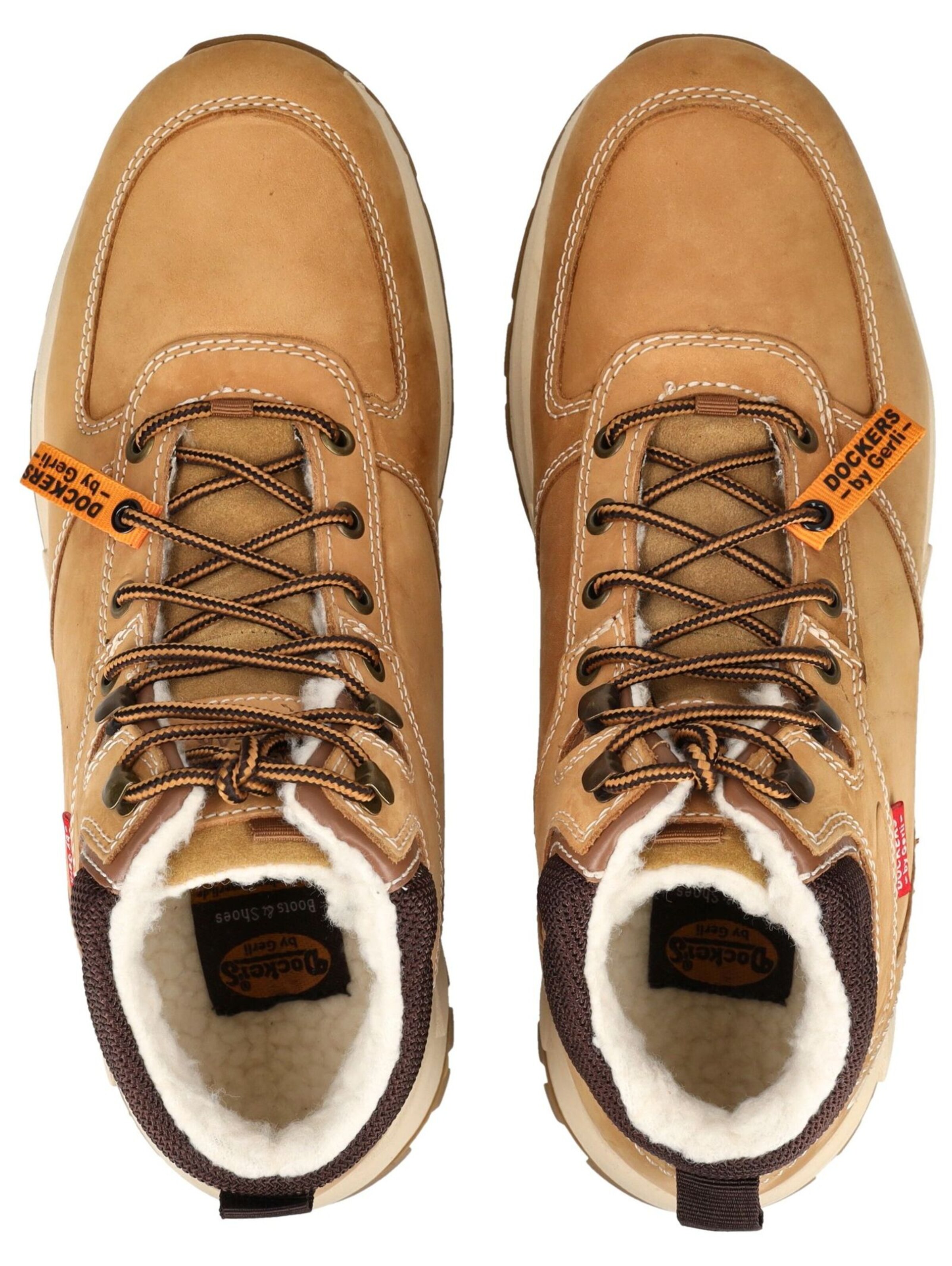 Bottines à lacets Dockers by Gerli en marron
