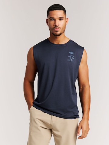 PROTEST Performance shirt 'PRTCanwood' in Blue: front