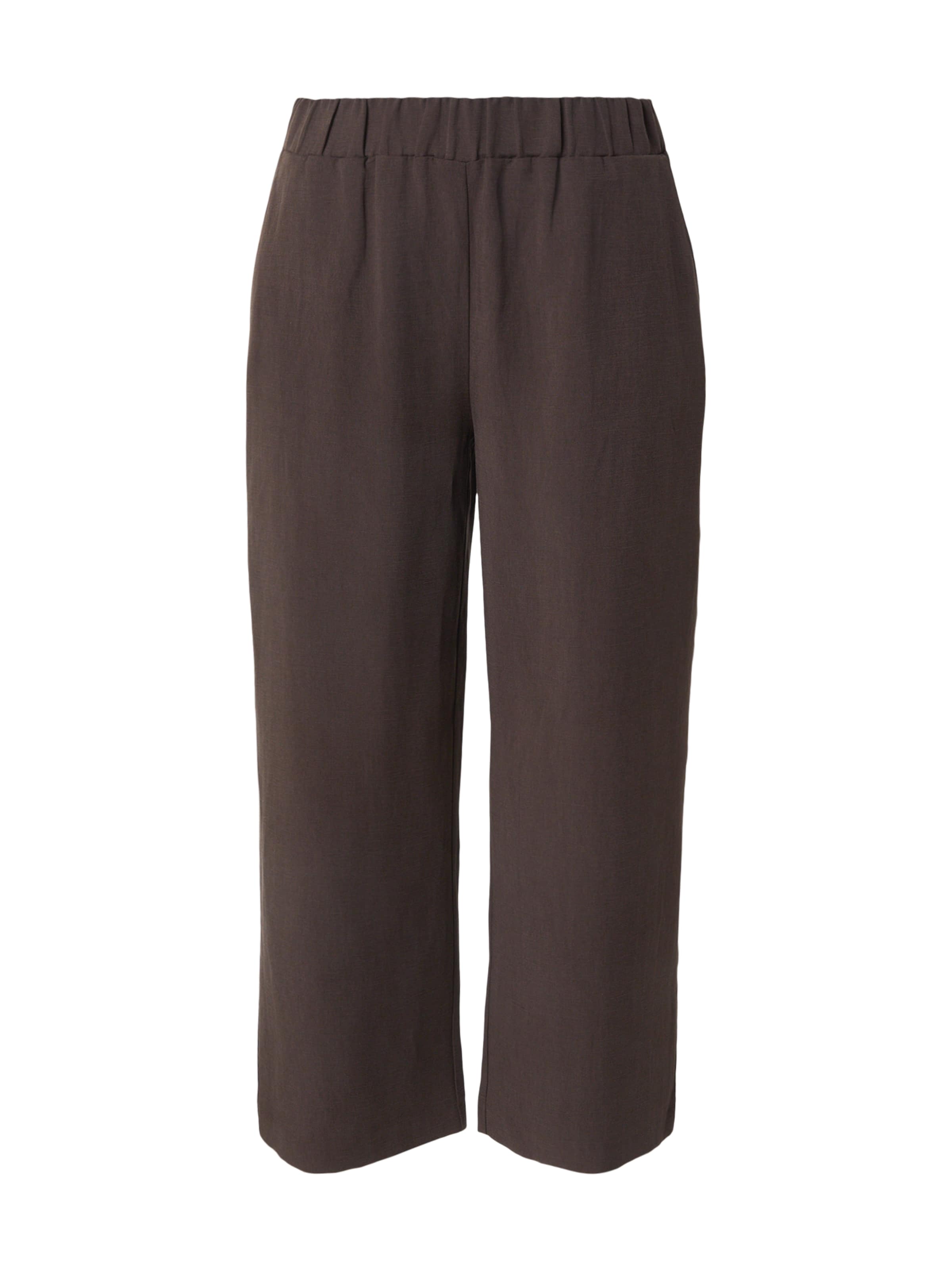 monari - Loosefit Calças em castanho: frente