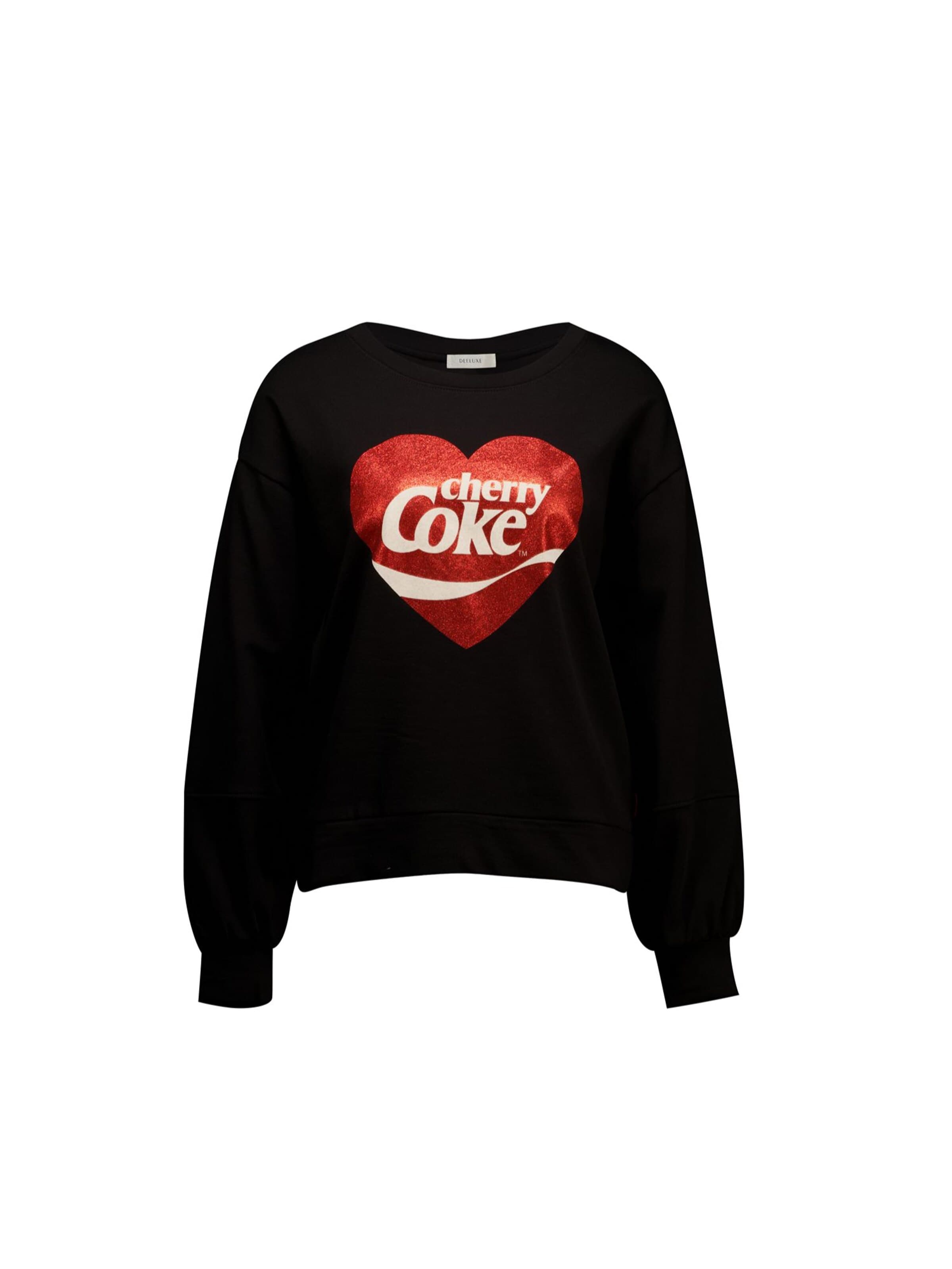 Deeluxe Sweatshirt 'Cherryna' in Black: front