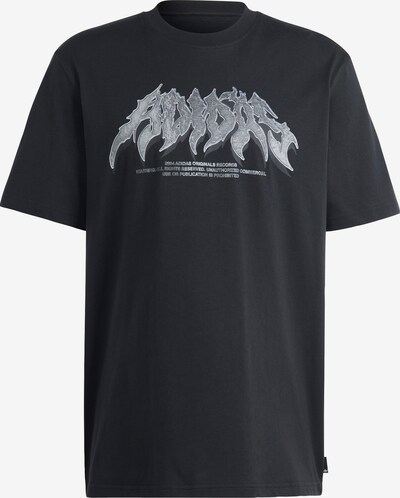 ADIDAS ORIGINALS Shirt ' Flames Concert' in de kleur Grijs / Zwart, Productweergave
