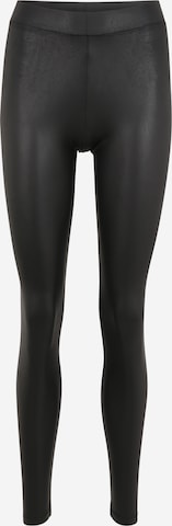 Pieces Tall Skinny Leggings in Zwart: voorkant