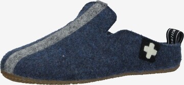 Living Kitzbühel Slippers in Blue: front