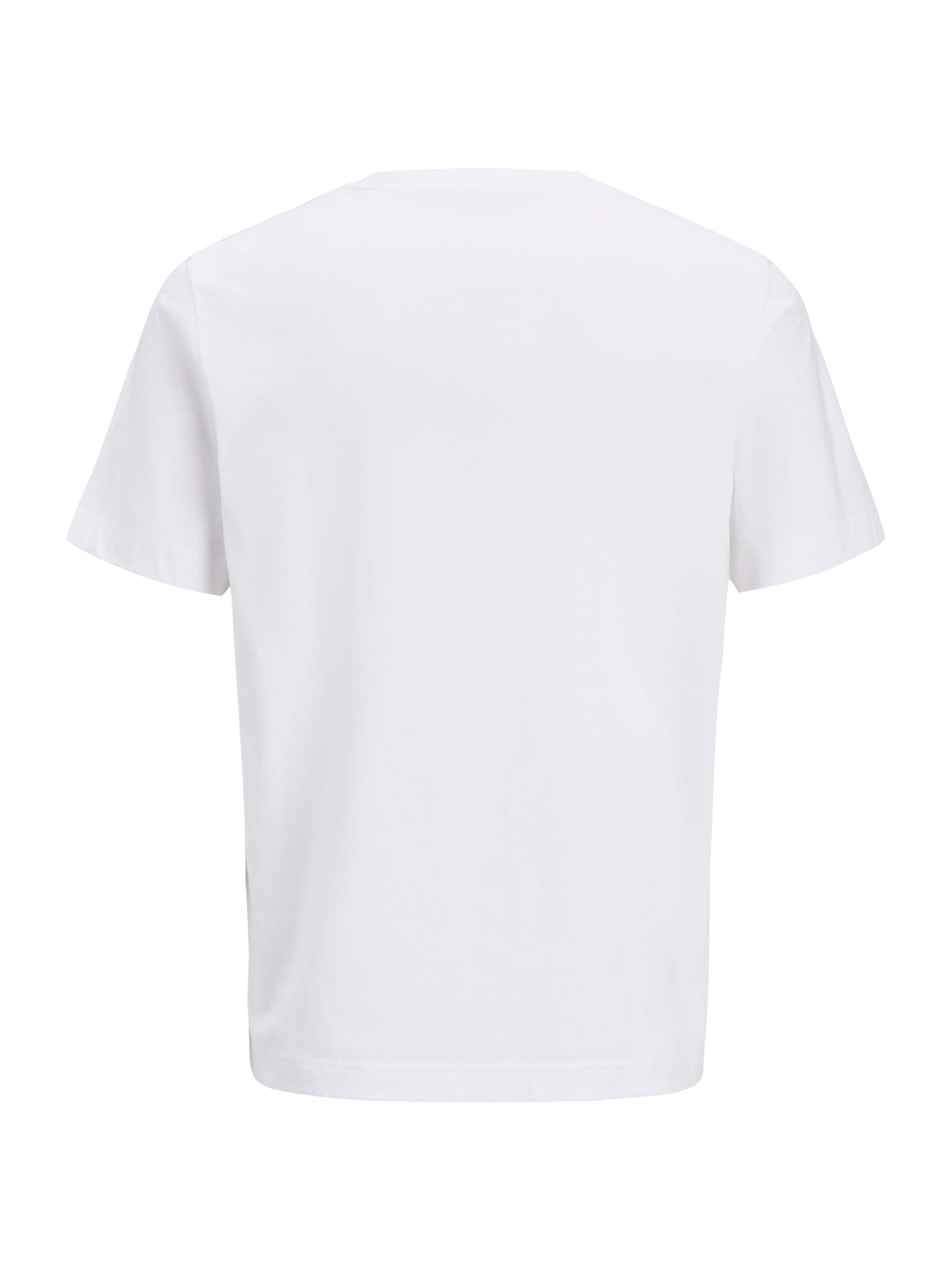 JACK & JONES Majica 'JORFREDERIKSBERG' | bela barva