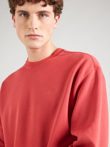 LEVI'S ® Sweatshirt 'AUTHENTIC' in Rood