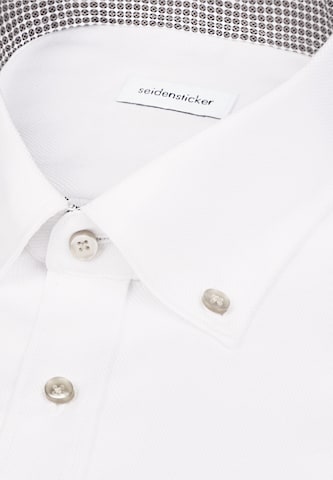 Coupe regular Chemise business SEIDENSTICKER en blanc