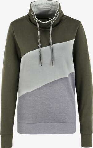 Oxmo Sweatshirt 'Agda' in Grijs: voorkant