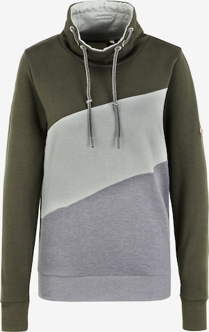 Oxmo Hoodie 'Agda' in Grau: predná strana