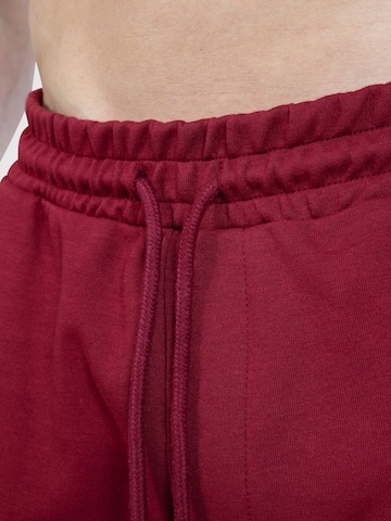 Loosefit Pantalon 'Classic Pro' Smilodox en rouge