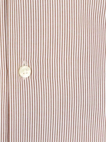 Steppin' out Regular fit Button Up Shirt in Brown
