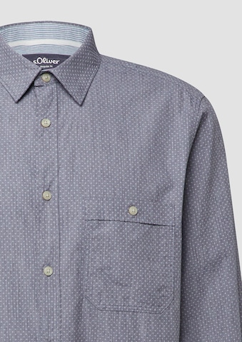 s.Oliver Regular fit Overhemd in Blauw