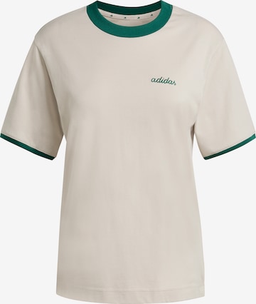 ADIDAS SPORTSWEAR - Camisa funcionais 'Seasonal Essentials' em cinzento: frente