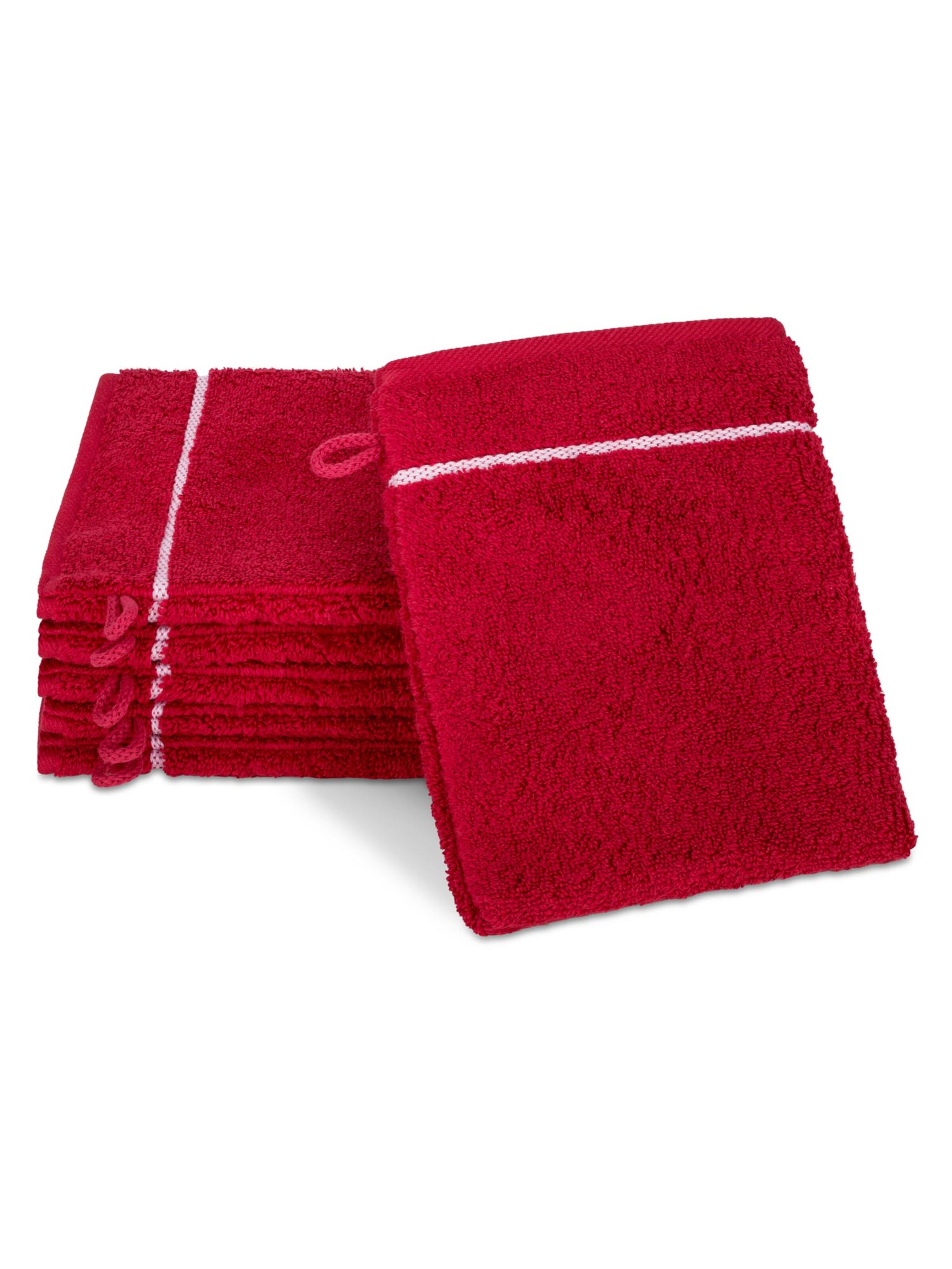 ROSS Towel 'Sensual Skin Karo' in Red: front