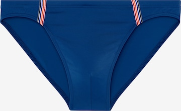 HOM Swim Trunks in Blue: front