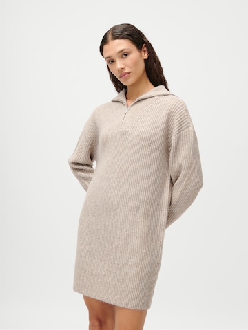 Robes en maille 'Noelia' LeGer by Lena Gercke en beige : devant