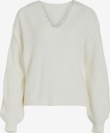 VILA Sweater 'Oa' in White: front