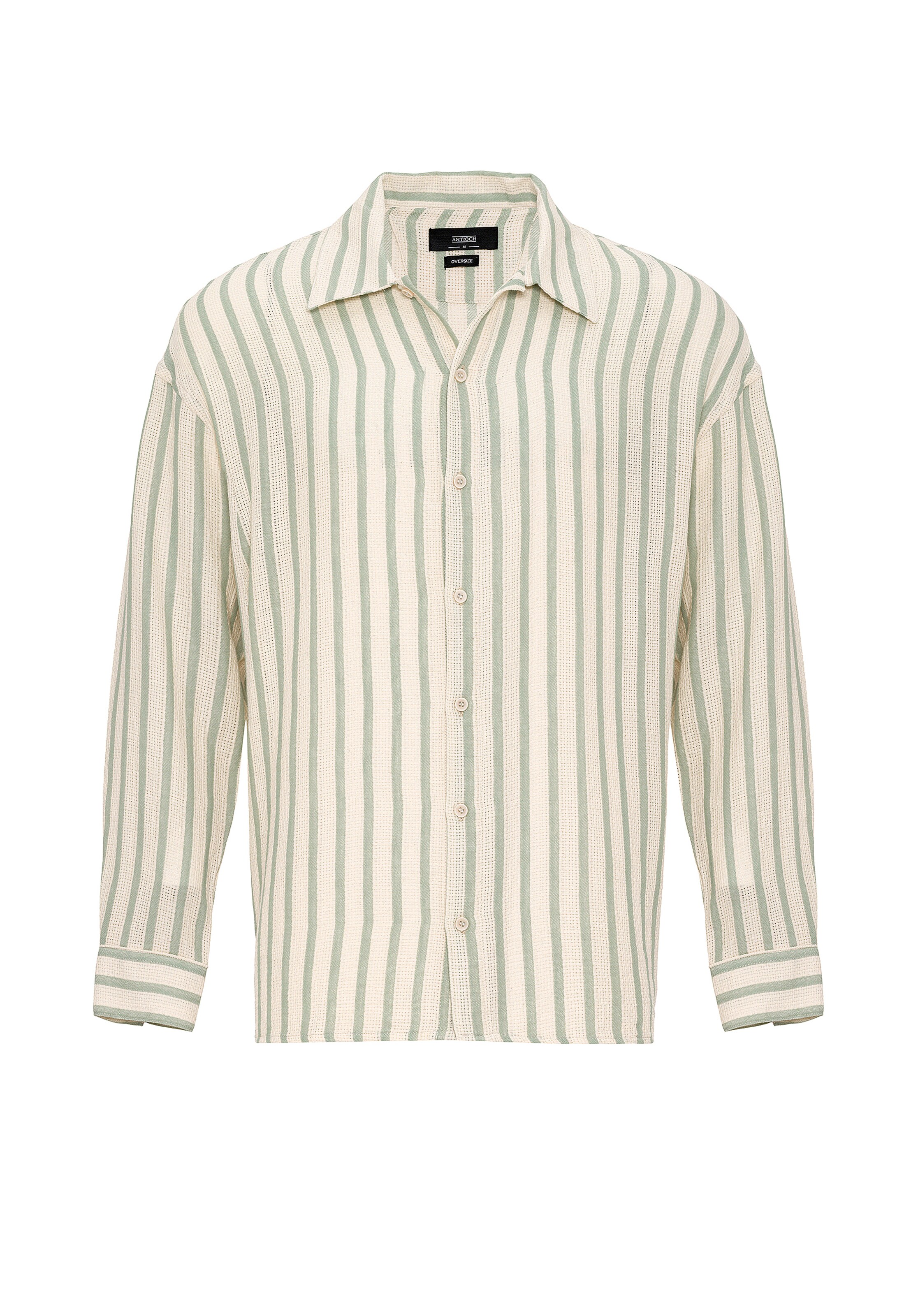 Antioch Comfort fit Button Up Shirt in Beige: front