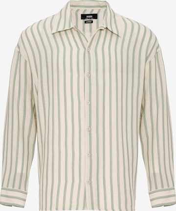 Antioch Comfort fit Button Up Shirt in Beige: front