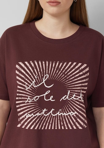 T-shirt QS en rouge