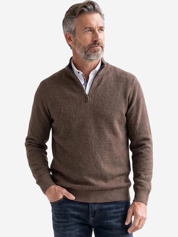 CASAMODA Sweater 'Basic' in Brown
