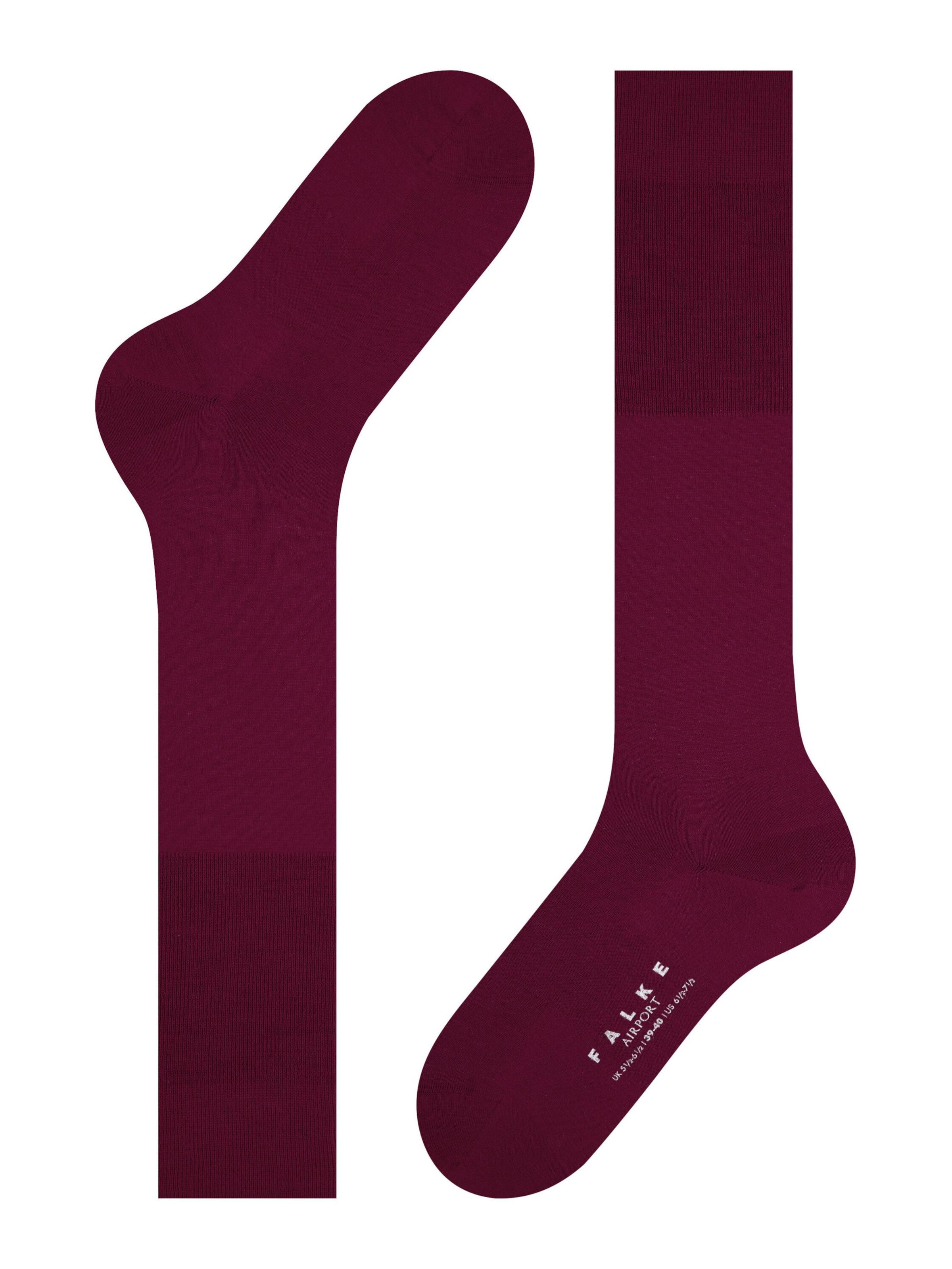 FALKE Knee High Socks 'Airport' in Red