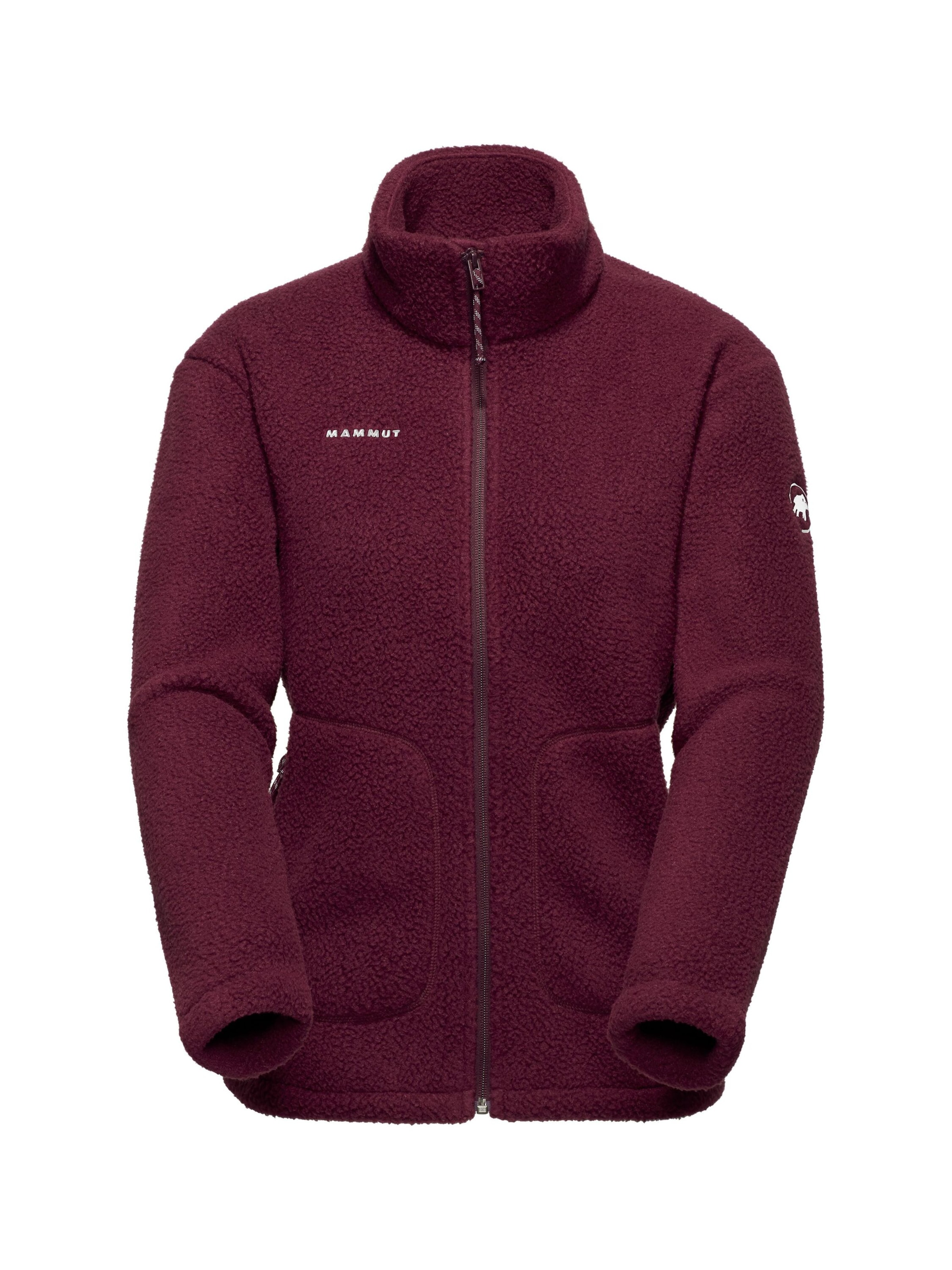 MAMMUT Funktionsfleecejacke ‘Falera’ in Rot: Vorderseite