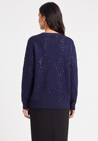 Cardigan usha BLACK LABEL en bleu