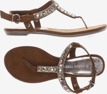 MARCO TOZZI Sandals & High-Heeled Sandals in 36 in Brown: front