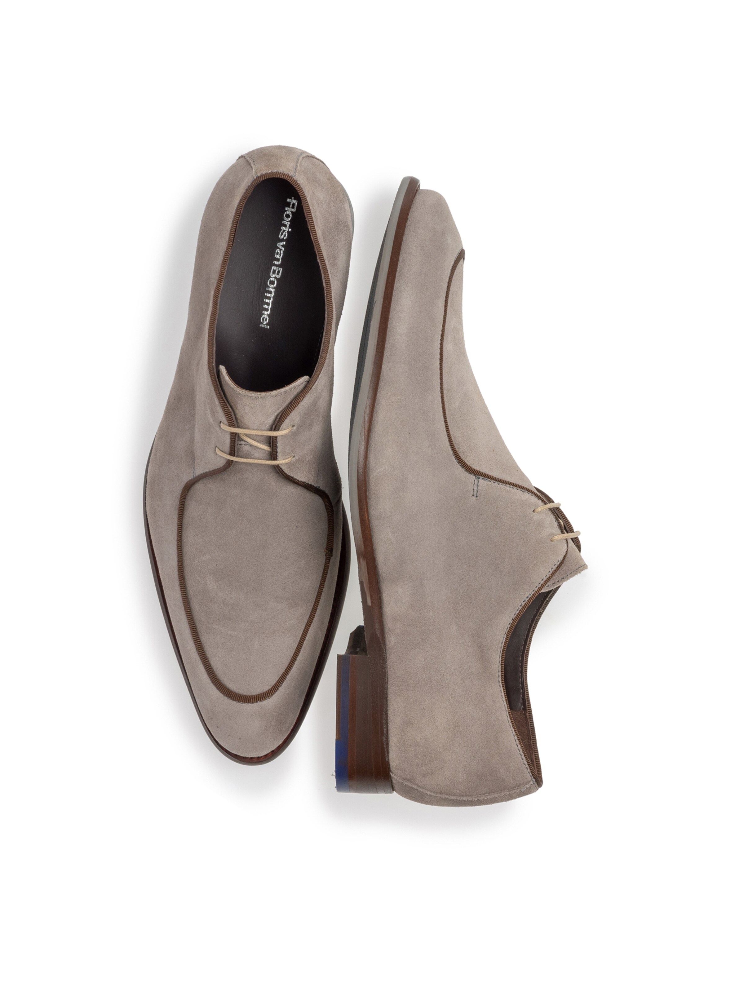 Floris van Bommel Lace-Up Shoes 'De Stapper 54' in Brown