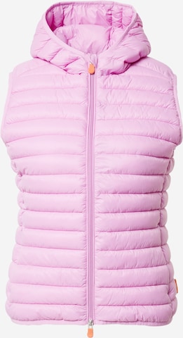 SAVE THE DUCK Vest 'DIA' in Pink: front