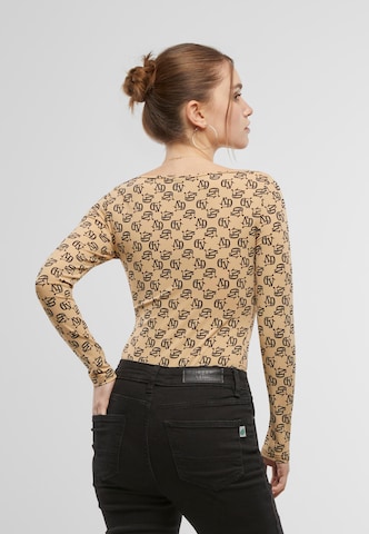 Shirtbody 'Piece' Von Dutch Originals en beige