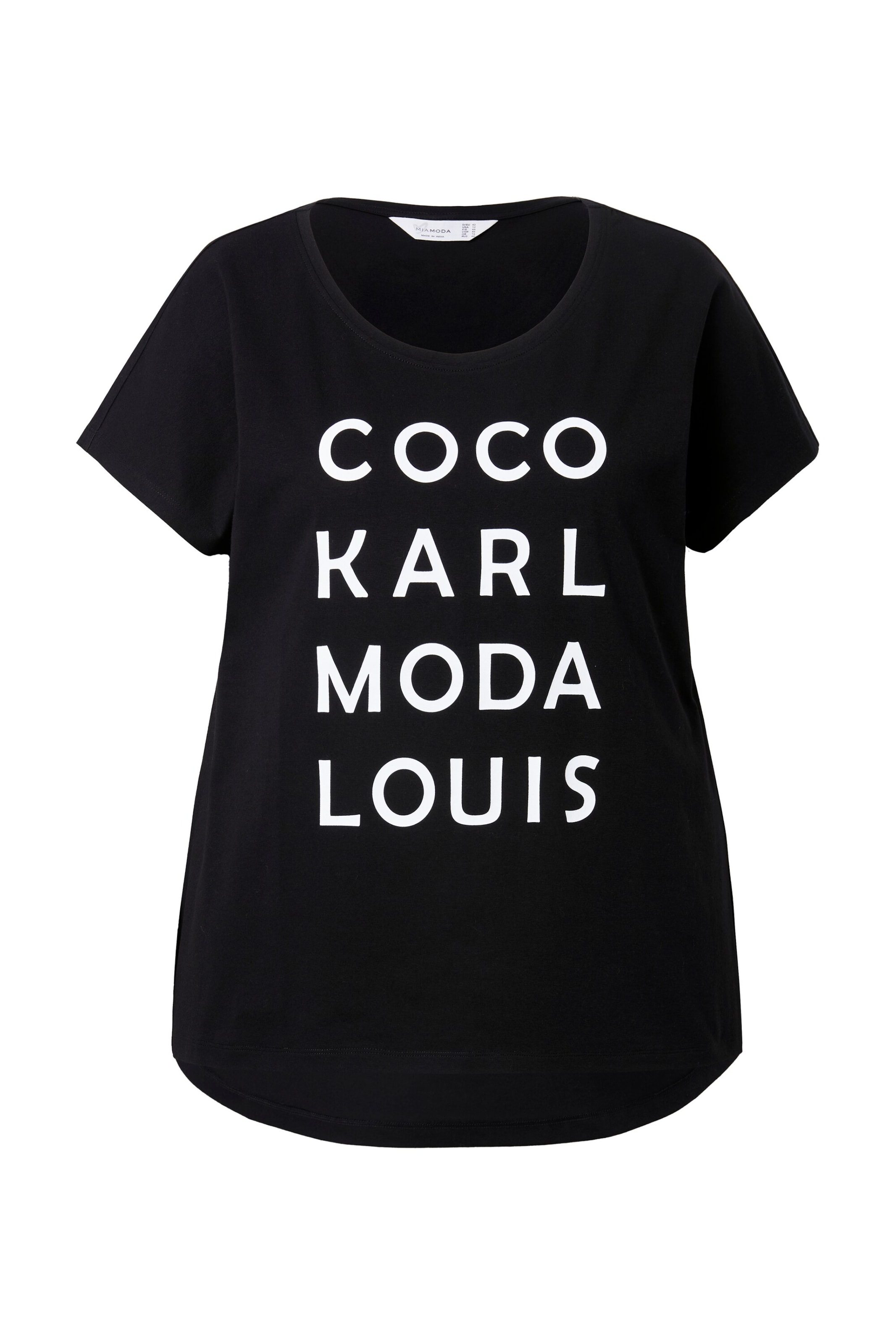 MIAMODA Shirt in Black: front