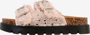 Super Mode Pantolette in Pink: Vorderseite
