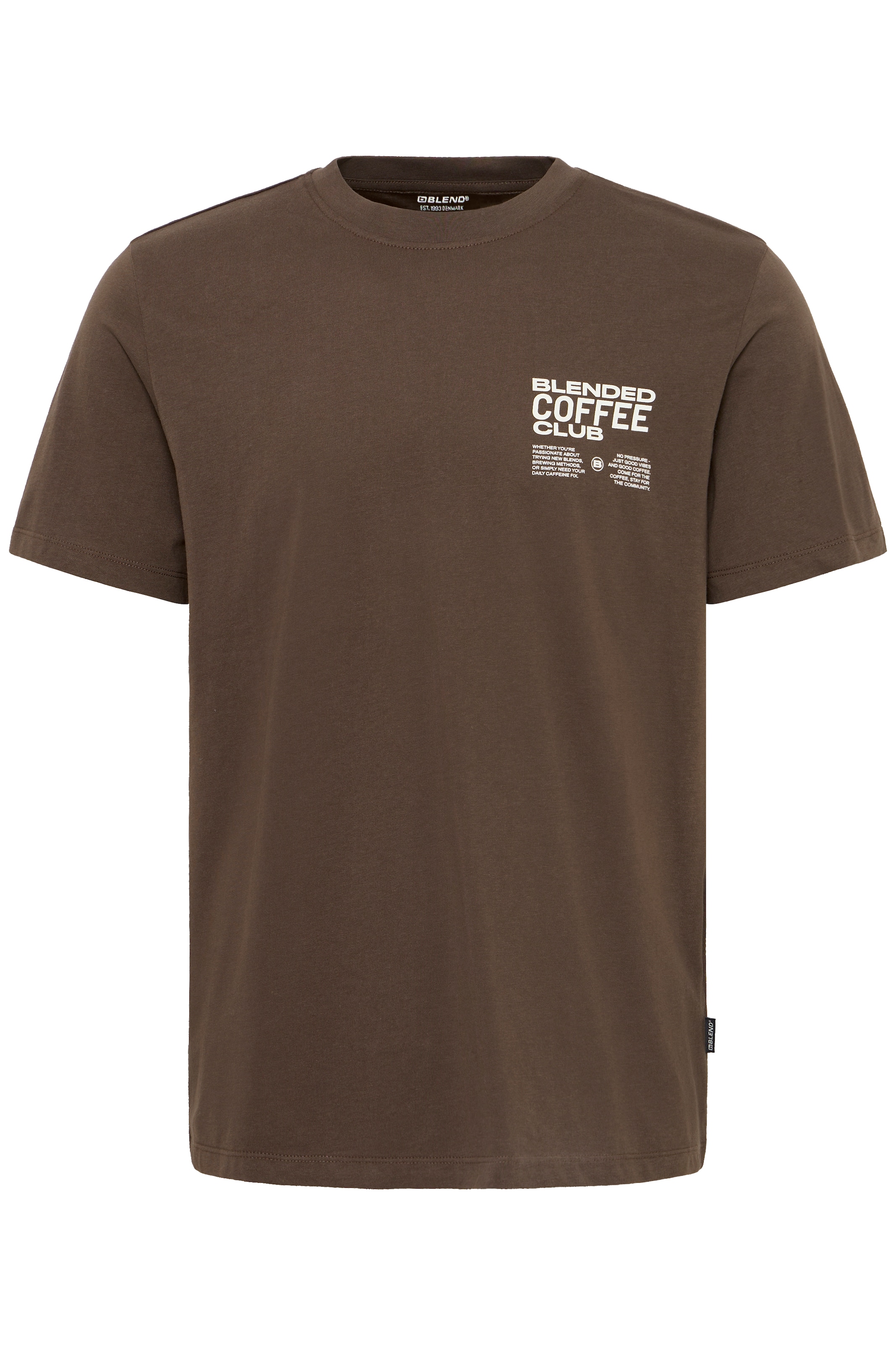 BLEND T-Shirt 'BHKENZO' in Braun: Vorderseite