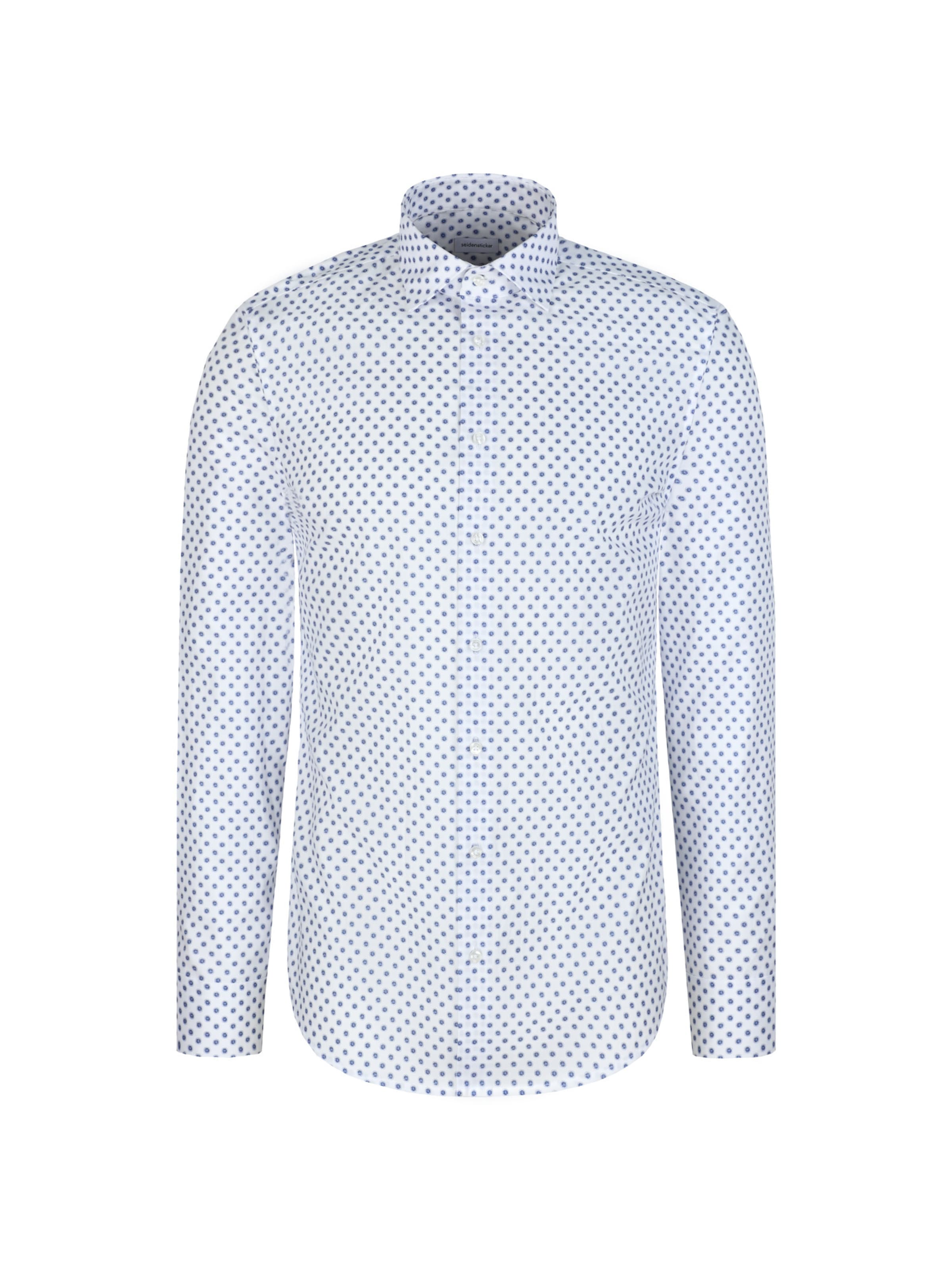 Coupe regular Chemise business 'CLASSIC ESSENTIALS' SEIDENSTICKER en bleu : devant