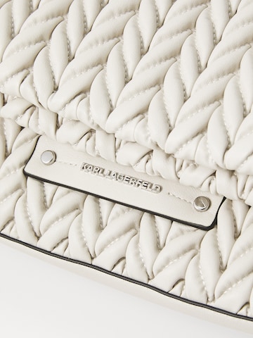Karl Lagerfeld - Mala de ombro 'WEAVE' em cinzento