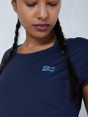 SPORTKIND Funktionsshirt 'Loose Fit'‌‌‌‌‌‌‌‌ in Blau