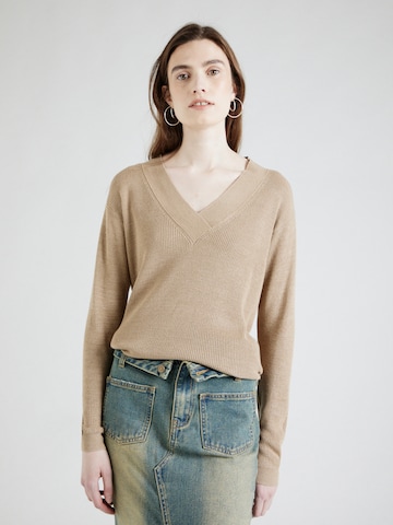 VERO MODA Pullover 'NEW LEXSUN' i beige: forside