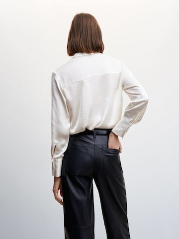 MANGO Blouse 'IDEALE' in Beige