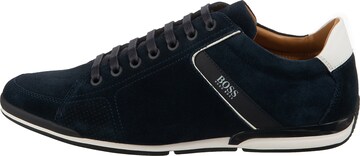 BOSS Black Sneaker in Blau