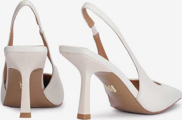 Kazar Γόβες slingback σε λευκό