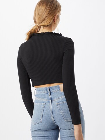 Missguided Gebreid vest in Zwart