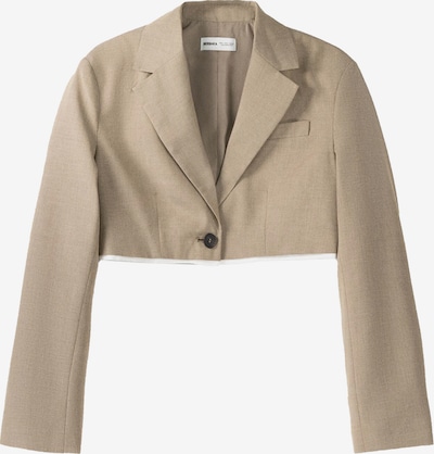 Bershka Blazer in taupe / weiß, Produktansicht