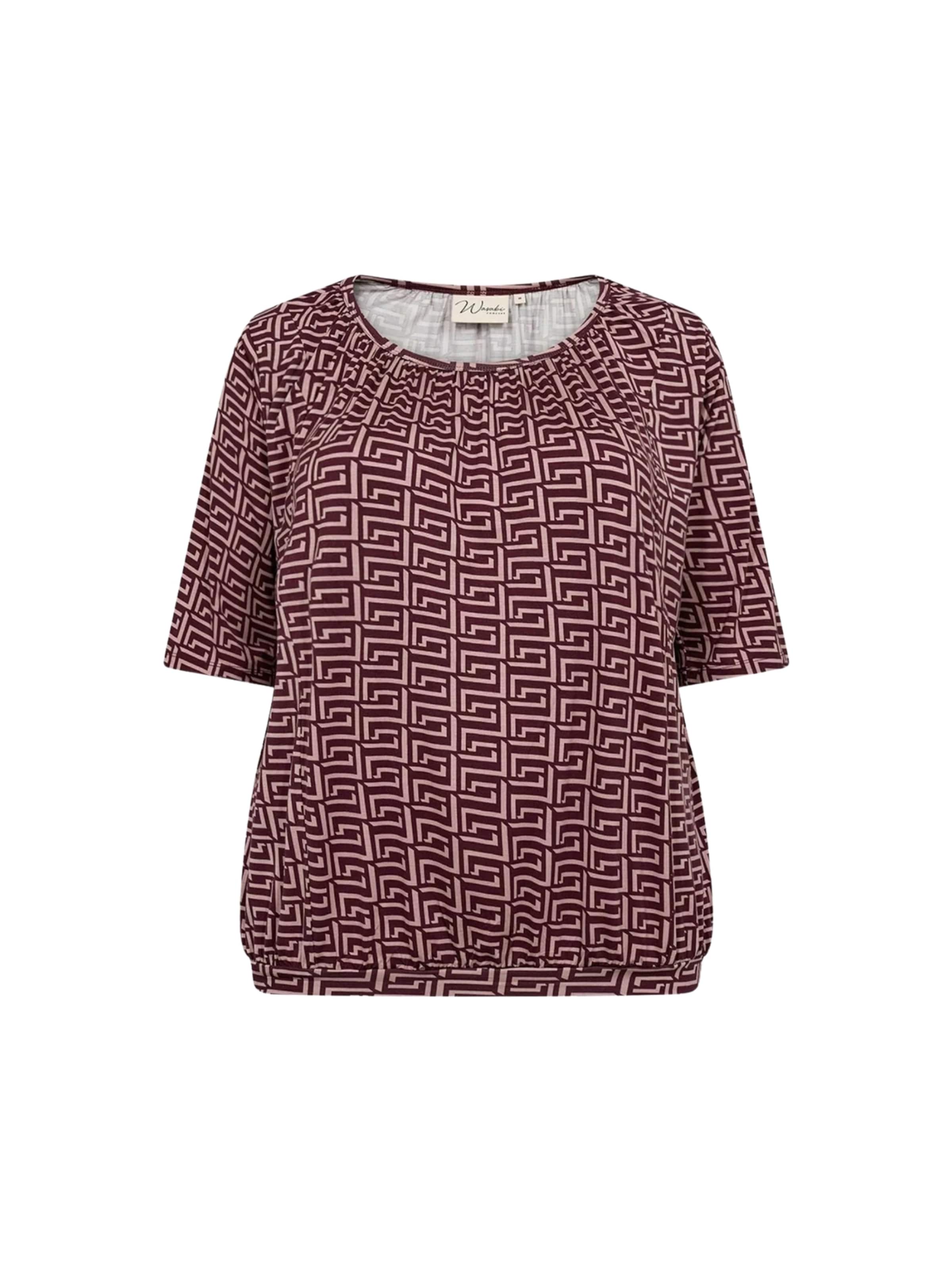 Wasabi Concept Blouse 'Johanne 1' in Rood: voorkant