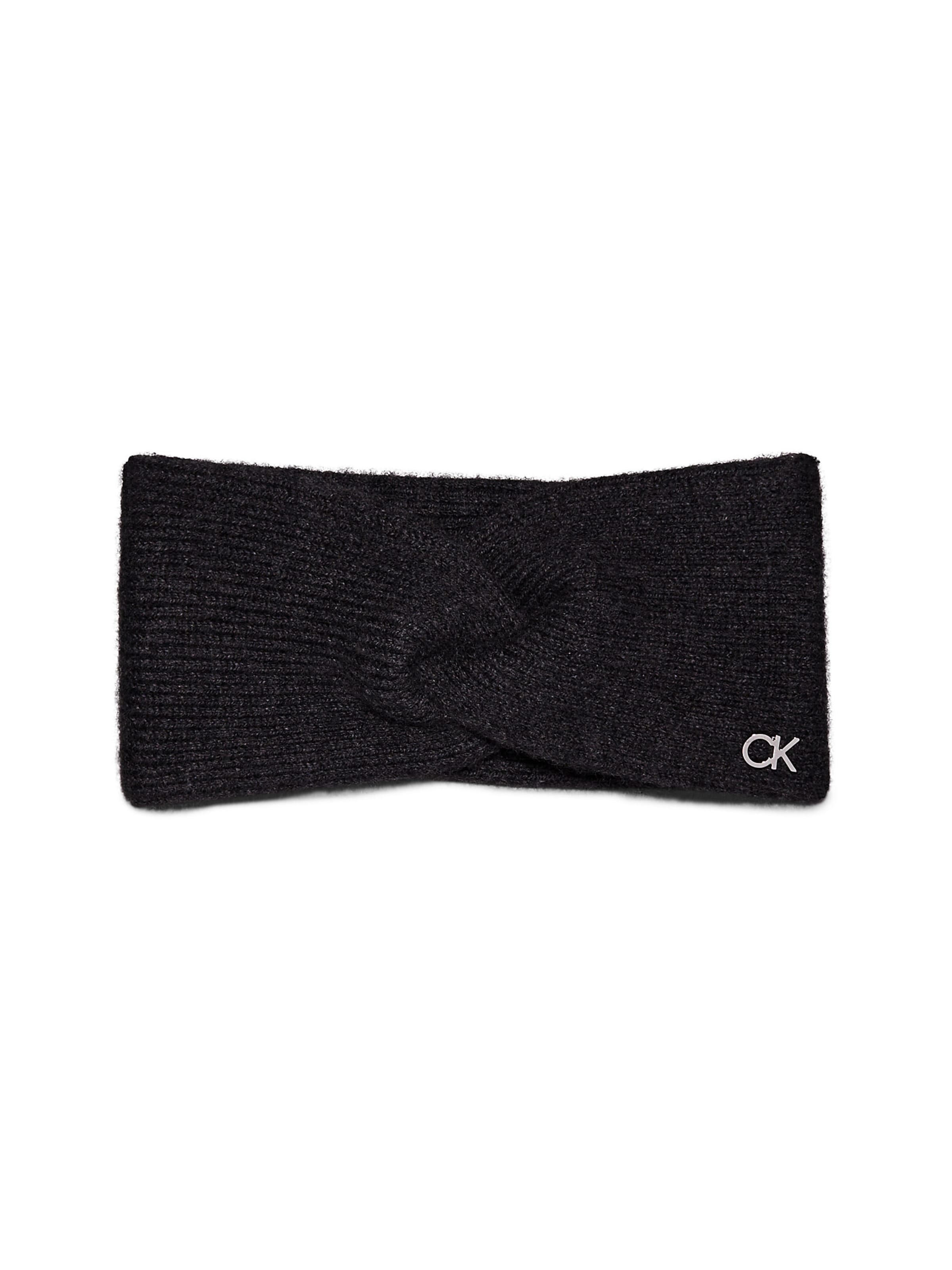 Calvin Klein Stirnband in Schwarz: Vorderseite