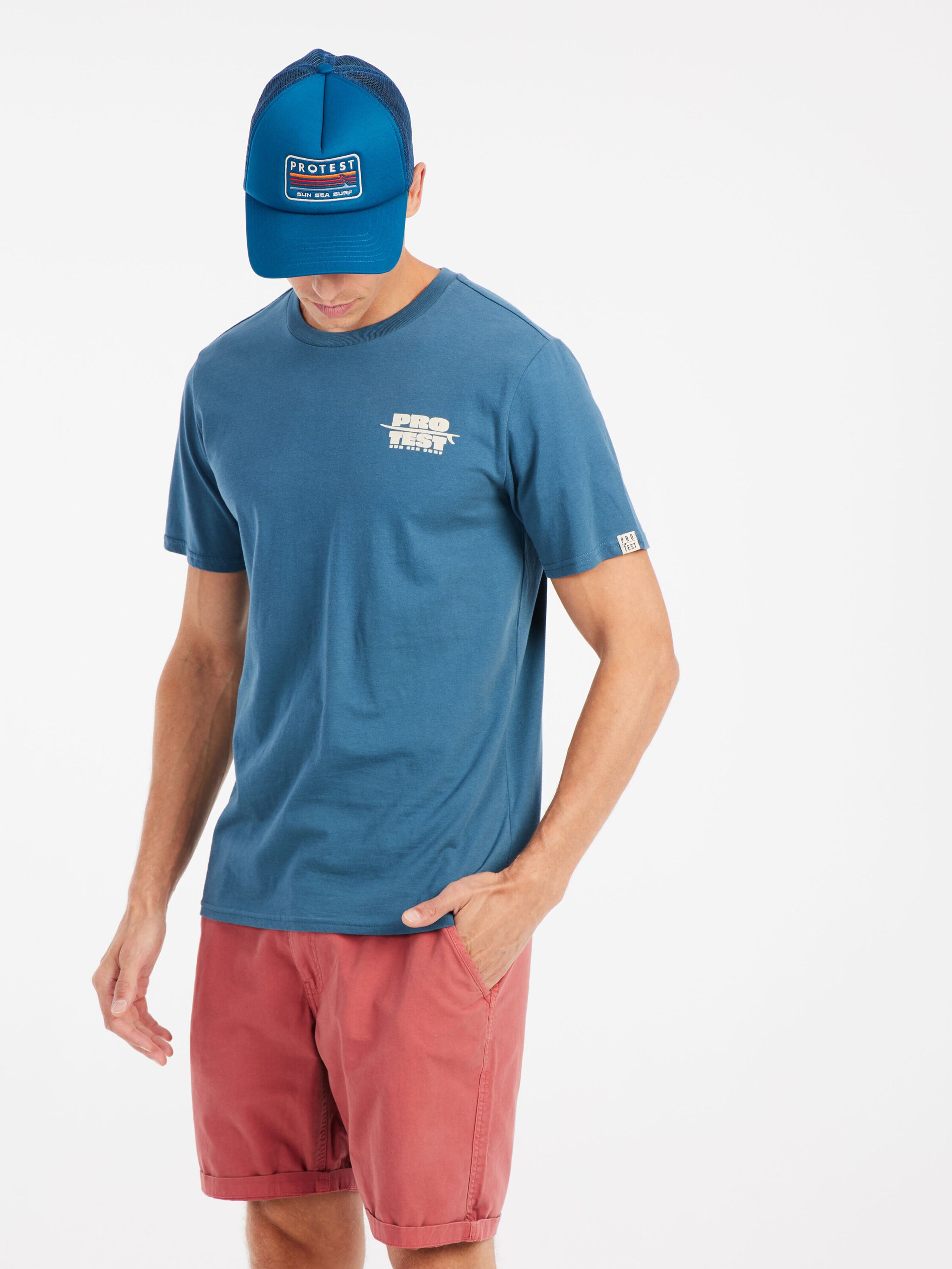 PROTEST Shirt 'PRTBaio' in Blue