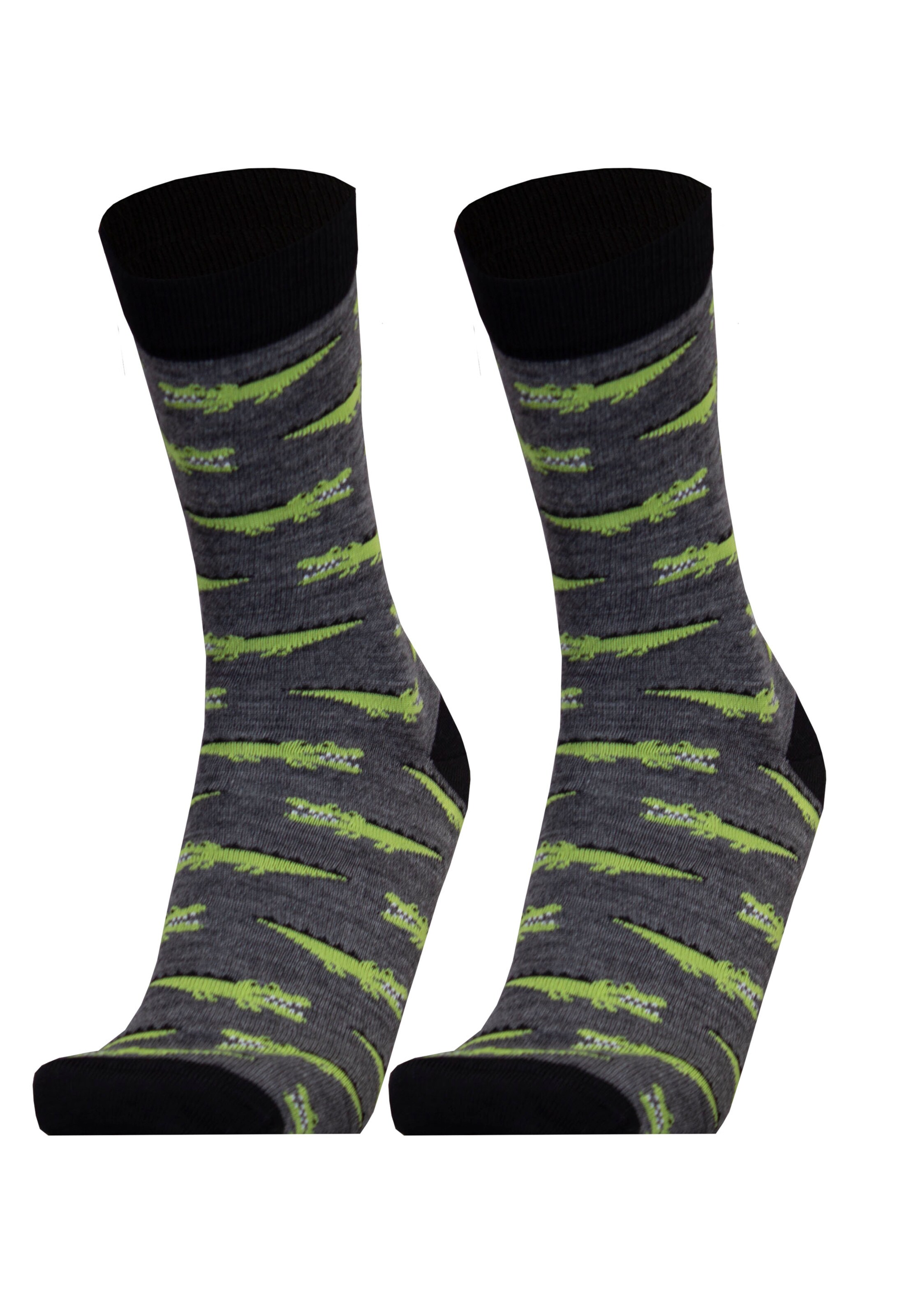 UphillSport Socks 'CROCODILE' in Grey